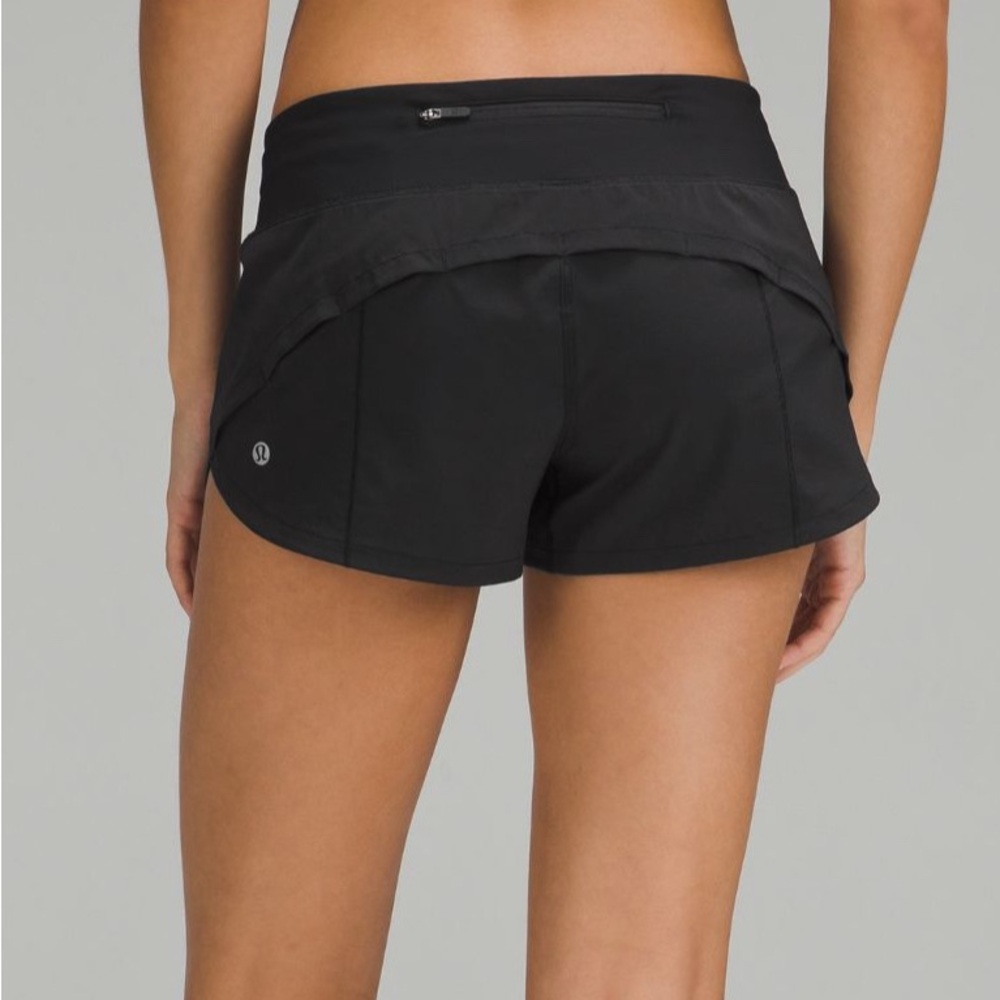 Lululemon Speed Up Black Shorts 2.5 inch